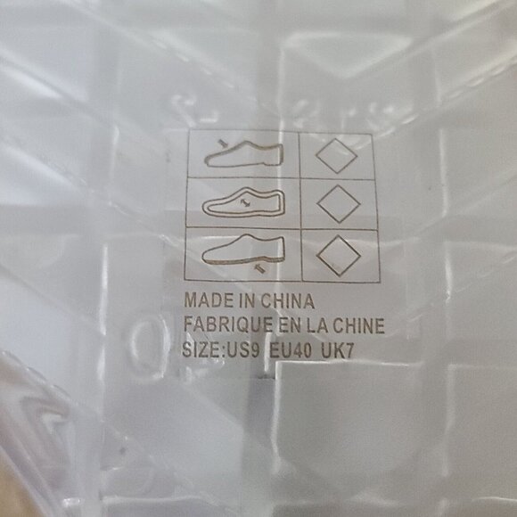 Urban Outfitters Vista Clear Jelly Platform Mule Sandals Sz 9 Y2K Retro NWOB - Picture 6 of 9